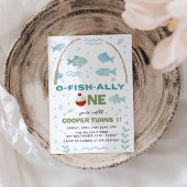 O-Fish-Ally Een 1e Verjaardag Kaart