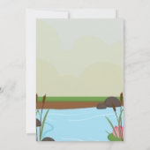 O-Fish-Ally Een 1e verjaardagsfeestje Kaart (Achterkant)