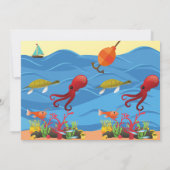 O-Fish-ally één foto bedankkaart (Achterkant)