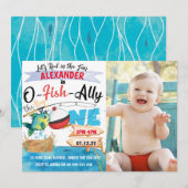 O-Fish-Ally Een foto Verjaardag Vist 1e Kaart (Voorkant / Achterkant)