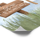 O-Fish-ally Een Gevist Verjaardag Welkomstbord Poster (Hoek)