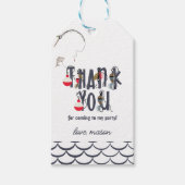 O-Fish-ally Een Gevist Verjaardagsfeestje Cadeaulabel (Voorkant)