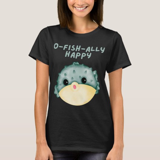 O-Fish-Ally Gelukkig T-shirt (Voorkant)