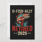 O-Fish-Ally Gepensioneerd 2025 Visser Pensioen Kaart (Achterkant)