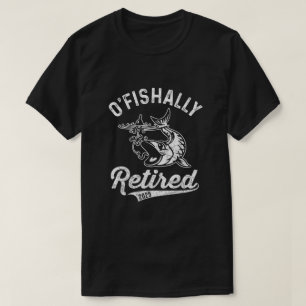 O-Fish-Ally Gepensioneerd 2025, Visser Pensioen T-shirt