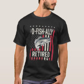 O-Fish-Ally Gepensioneerd, Gevist pensioen T-shirt (Voorkant)