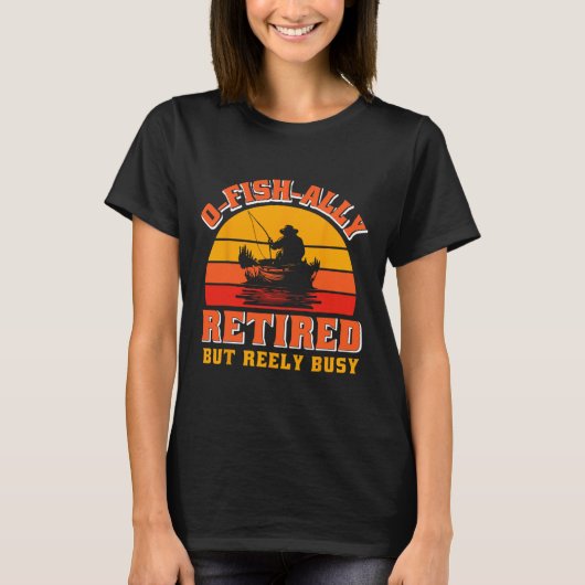 O-fish-ally Gepensioneerd Grappig Visser Shirt Pen (Voorkant)