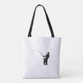 🎣👜 O-Fish-Ally Gepensioneerd: het vangen van dro Tote Bag (Achterkant)