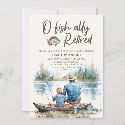 O-fish-ally Gepensioneerde Partij voor de Gepensio Kaart (Voorkant)