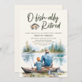 O-fish-ally Gepensioneerde Partij voor de Gepensio Kaart (Voorkant / Achterkant)