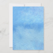 O-fish-ally One Birthday Invitation for any Age Kaart (Achterkant)