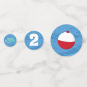 O-Fish-ally One Party Confetti tafeldecor (Achterkanten)