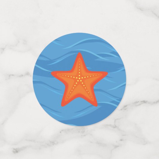 O-Fish-ally One Party Confetti tafeldecor (Kleine voorkant)