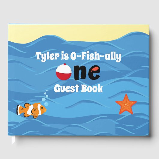 O-Fish-ally One Party Gastenboek (Voorkant)