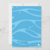 O-FISH-ALLY ONE verjaardagsfeestje Kaart (Achterkant)