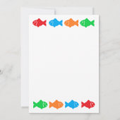 O-Fish-Ally One Vist 1e verjaardag Kaart (Achterkant)