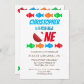 O-Fish-Ally One Vist 1e verjaardag Kaart (Voorkant / Achterkant)