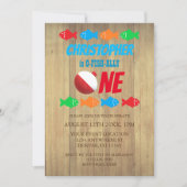 O-Fish-Ally One Vist 1e verjaardag Kaart (Voorkant)