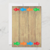 O-Fish-Ally One Vist 1e verjaardag Kaart (Achterkant)