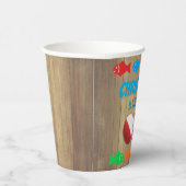 O-Fish-Ally One Vist 1e verjaardag Papieren Bekers (Rechts)