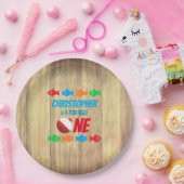 O-Fish-Ally One Vist 1e verjaardag Papieren Bordje (Feest)