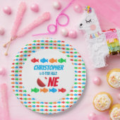 O-Fish-Ally One Vist 1e verjaardag Papieren Bordje (Feest)