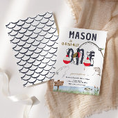 O-Fish-ally One Vist eerste verjaardag Kaart