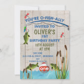O-Fish_Ally One Waterverf Birthday Uitnodiging (Voorkant)