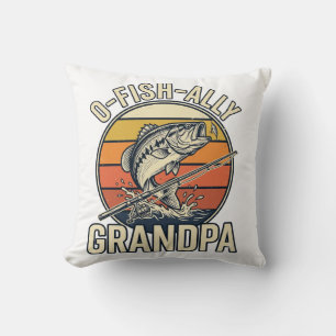 O-Fish-Ally Opa Vissers Vintage Shirt Ontwerp_1 Kussen
