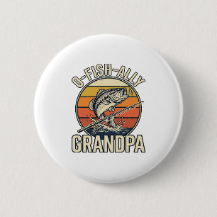 O-Fish-Ally Opa Vissers Vintage Shirt Ontwerp_1 Ronde Button 5,7 Cm