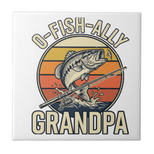O-Fish-Ally Opa Vissers Vintage Shirt Ontwerp_1 Tegeltje