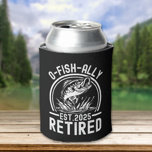 O-Fish-Ally Retired 2025 - Funny Fishing Blikjeskoeler