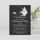 O-Fish-Ally Retired Fishing Retirement Party Kaart (Staand voorkant)