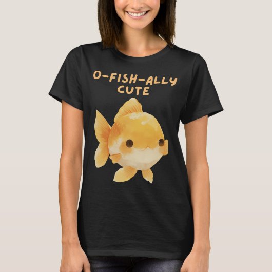 O-Fish-Ally Schattig T-shirt (Voorkant)