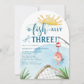 O Fish Ally Three! | 3e verjaardag Kaart (Voorkant)