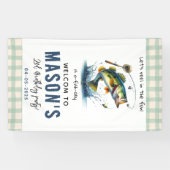 O-Fish-Ally Twee Vissen 2de Verjaardag Spandoek (Horizontaal)