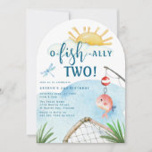 O Fish Ally Two! | 2e verjaardag Kaart (Voorkant)