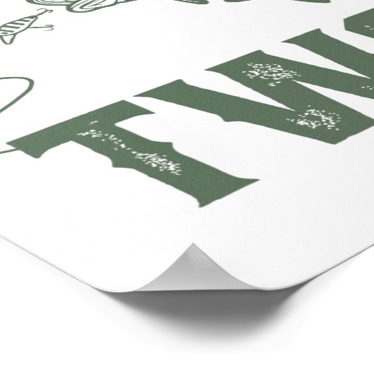 O-fish-ally Two Birthday Decorations 2nd Birthday  Poster (Hoek)