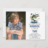 O-Fish-Ally Two Vist tweede verjaardag Kaart (Voorkant)