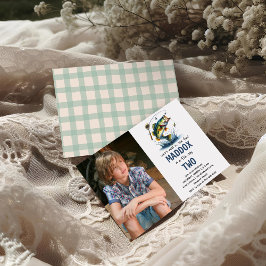 O-Fish-Ally Two Vist tweede verjaardag Kaart