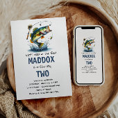 O-Fish-Ally Two Vist tweede verjaardag Kaart