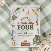 O-Fish-Ally uitnodiging voor vier verjaardagen