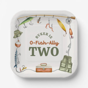 O-Fish-Ally Verjaardagspapier Bord