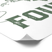 O-fish-ally Vier Verjaardagsdecoraties 4e Verjaard Poster (Hoek)