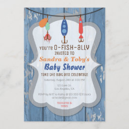 O-FISH-ALLY Vist Baby shower Kaart