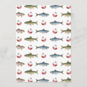 O-Fish-Ally Vist de Kaart van de 1e Verjaardagscap (Achterkant)