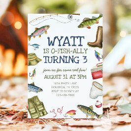 O-Fish-Ally Vist verjaardag Kaart