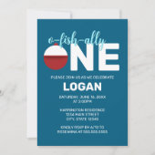 O-Fish-bondgenoot: een minimalistisch verjaardagsf Kaart (Voorkant)