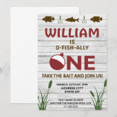 O-Fishally-One 1e verjaardag Kaart (Voorkant / Achterkant)