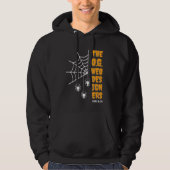 O.G. WEB DESIGNERS Spider Christelijk Halloween Hoodie (Voorkant)